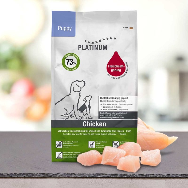 PLATINUM PUPPY CHICKEN ΜΑΓΕΙΡΕΥΤΗ ΞΗΡΑ ΤΡΟΦΗ ΓΙΑ ΚΟΥΤΑΒΙΑ ΜΕ ΦΡΕΣΚΟ ΚΡΕΑΣ ΚΟΤΟΠΟΥΛΟΥ